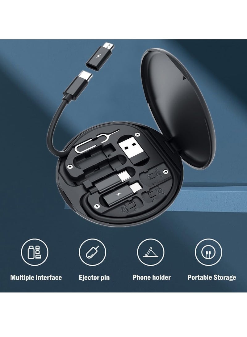 general USB to USB-C Adapter, USB C Charging Cable Adapter Kit Contains Multiple OTG Adapters for USB Type C/USB A/USB C Male Cable/Micro USB/Lighting, Equipped with SIM Extractor/SIM Slot/Phone Holder - Image 2