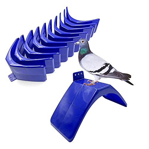 Ecjiuyi Pigeon Perch,Racing Pigeons Loft Perches Supplies,10PCS Lightweight Dove Rest Stand for Pigeon Homer and Birds - Image 1