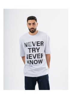 Arafa Never Try Oversized T-shirt  - Image 1