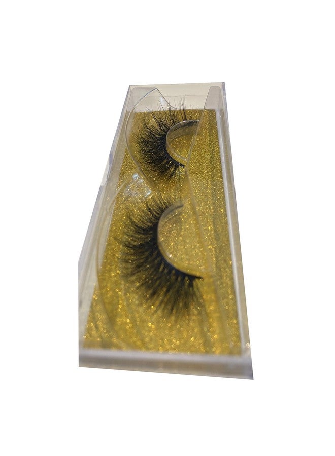Alluring 3D Mink Lashes Reusable Strip, 100% Siberian Mink Fur False Eyelashes, Hand-made Dramatic Look Cruelty Free KR11 - Image 3