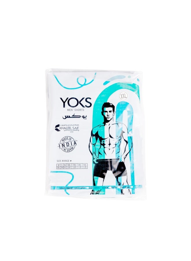 YOKS Men's Boxer Navy Blue (5XL) - Image 4
