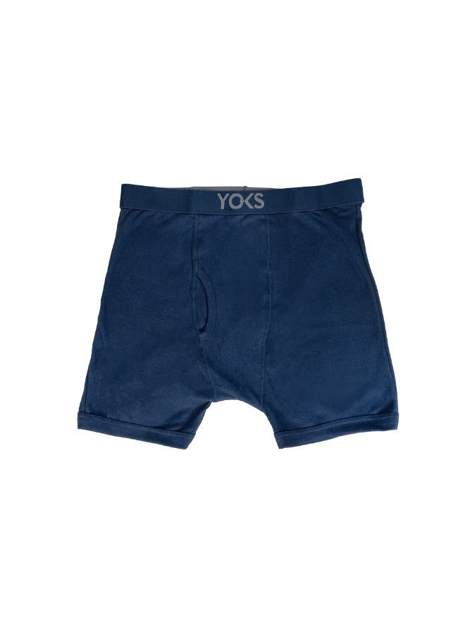 YOKS Men's Boxer Navy Blue (5XL) - Image 1
