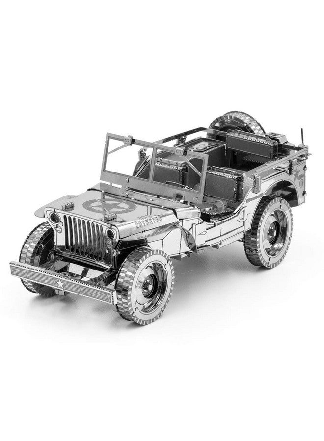 Fascinations Fascinations Metal Earth Premium Series Willys Overland 3D Metal Model Kit - Image 1