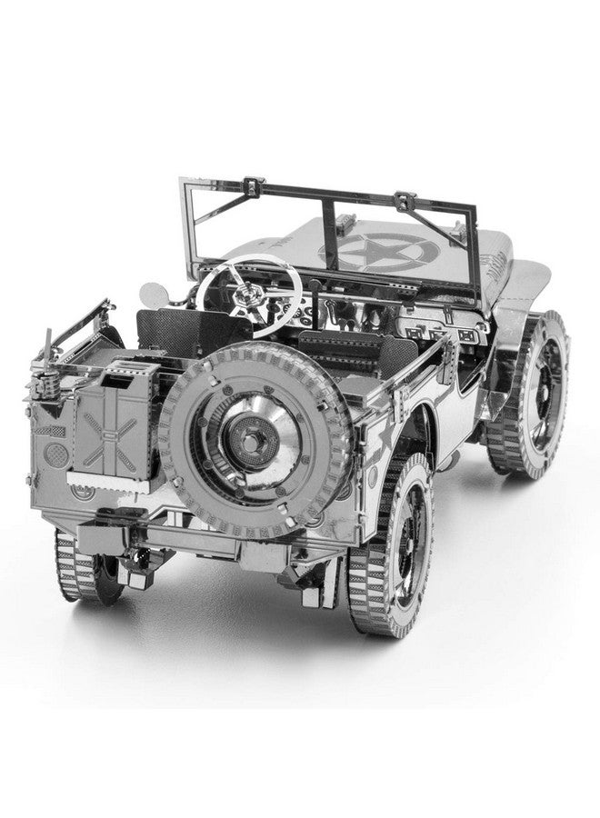 Fascinations Fascinations Metal Earth Premium Series Willys Overland 3D Metal Model Kit - Image 3