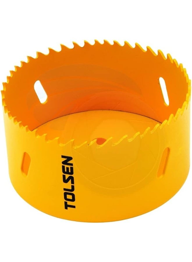 Tolsen 3-1/4in 83mm HSS Hole Saw BiMetal Drill Round Blade Steel Wood Cutter - Image 3