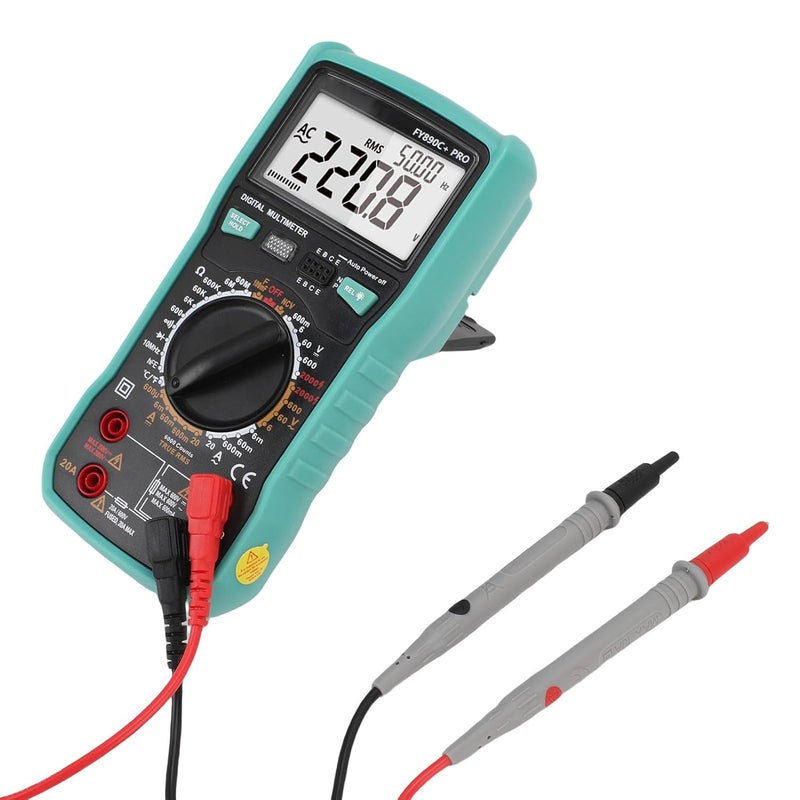 Digital Multimeter, TRMS 6000 Counts 2000V AC DC Voltage Current Multimeter Tester, Volt Meter with Backlight Rubber Sleeve NCV Detection for Electrical Maintenance Home Auto - Image 5