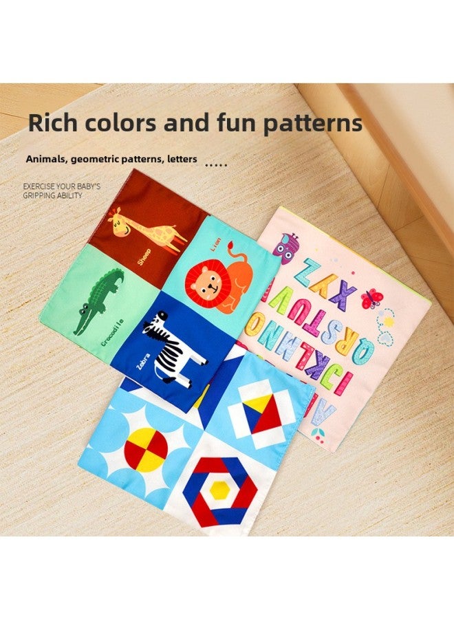 Children's Simulation Suction Tissue Box Baby Tear-free Paper-drawing Toy 1-3 Years Old Early Education Cloth Toy-Specifications:Square Tissue Box + 3 Ring Paper 10 Silk Scarves (75g)  - Image 3