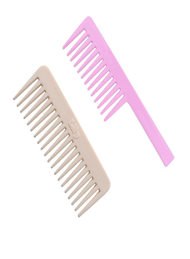 ليلي مجموعة أمشاط شامبو ليلي ذات الأسنان العريضة للنساء، أنيقة، عبوة من قطعتين متعددتي الاستخدامات - Image 4