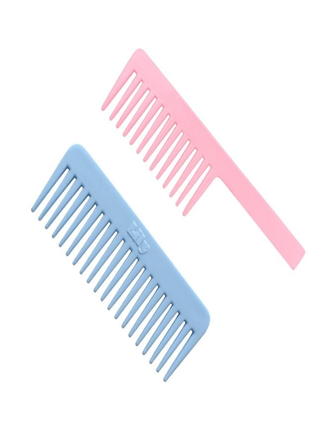 ليلي مجموعة أمشاط شامبو ليلي ذات الأسنان العريضة للنساء، أنيقة، عبوة من قطعتين متعددتي الاستخدامات - Image 1