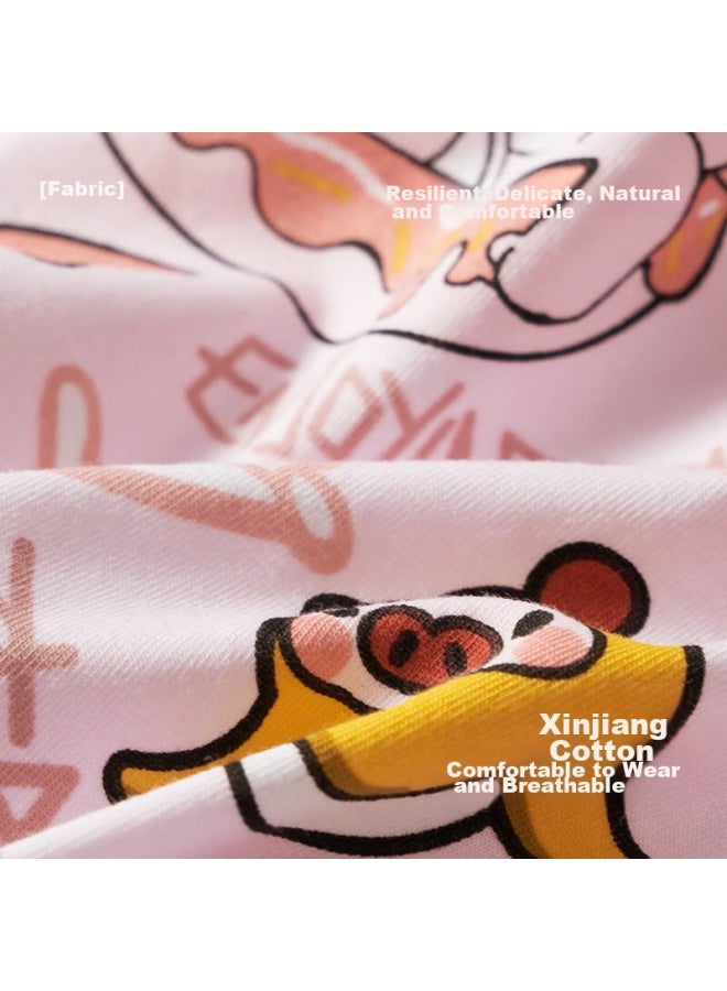 Semir Men's Underwear, Pure Cotton 7a Antibacterial Breathable Boxer Briefs, Cartoon Pink Shorts, Valentine's Day Gift For Boyfriend, Xxl - Image 5