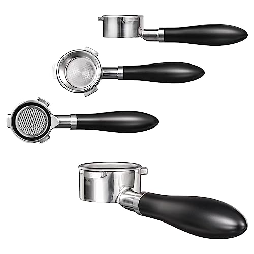 Pavant 54mm Bottomless Portafilter | 54mm Naked Portafilter | Fits Breville Espresso Machines | Black, 1 Count - Image 1