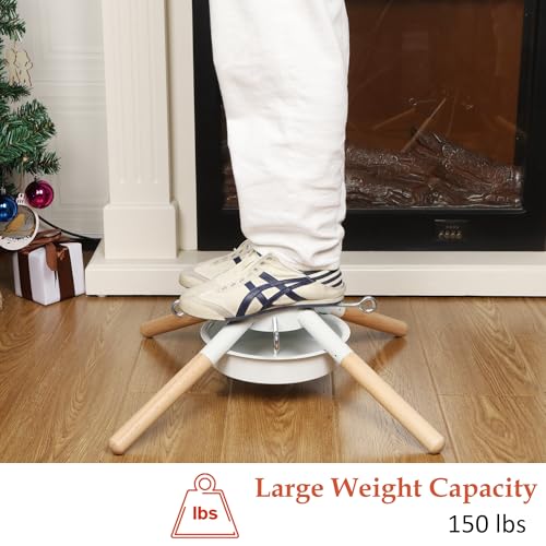 Blissun Christmas Tree Stand for Real Trees, Fits up to 8FT, Xmas Tree Holder and Base Stand, White - Image 5
