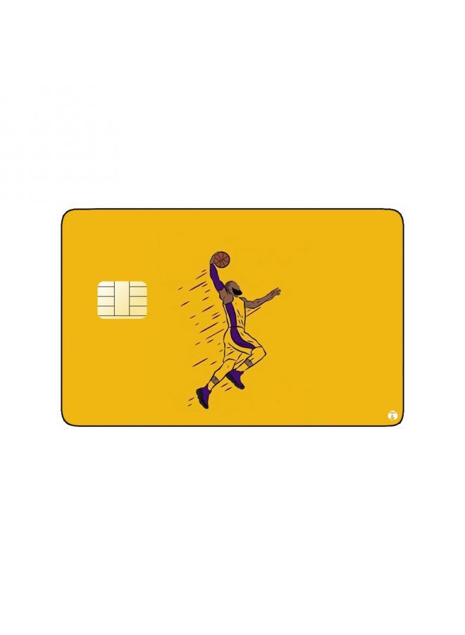 RKN ملصق بطاقة بنكية مطبوعة للاعب كرة السلة ليبرون جيمس من فريق ليكرز - Image 2