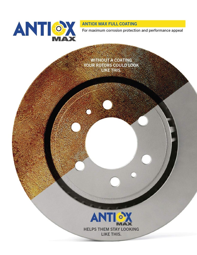 Goodyear Brakes PRK47708F | Front Brake Kit with Pair (2) of AntiOx Coated Brake Rotors and Ceramic Brake Pads fits Chevrolet HHR 10-08, Malibu 12-04; Pontiac G6 10-05; Saturn Aura 09-07, Ion 07-04 - Image 5