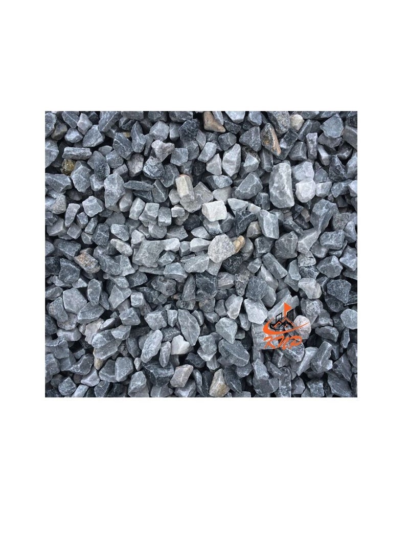 كنب حصى رمادي 1-2 سم ، حقيبة 20 كجم - Image 1