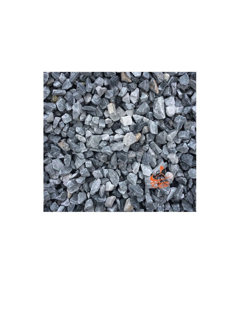 كنب حصى رمادي 1-2 سم ، حقيبة 20 كجم - Image 2