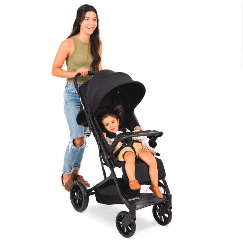 Joovy Kooper RS Lightweight Travel Stroller for Infants and Toddlers with OneHand Fold Magnetic Buckle MultiPosition Recline and SwingOpen Tray - Image 1