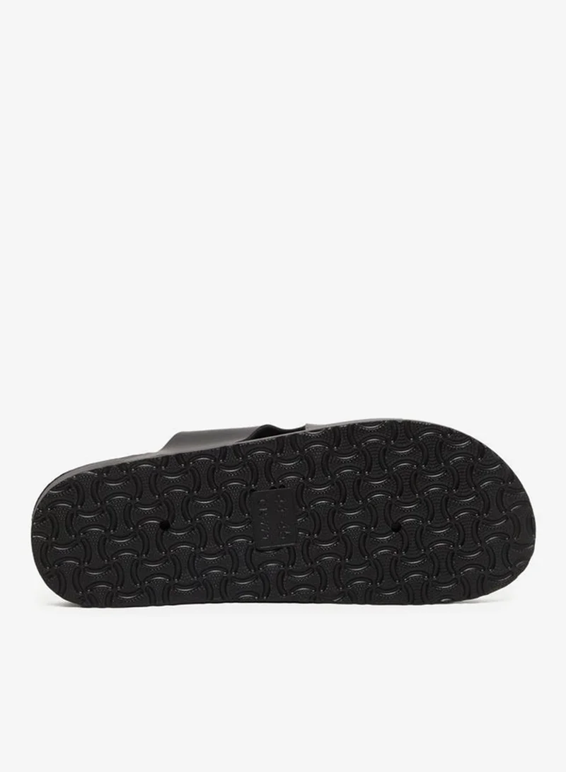 Styli Cut Out Thick Band Slip on Sandals