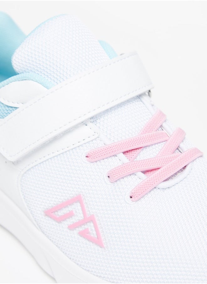 Oaklan by Shoexpress - Girl's Ombre Sports Shoes with Hook and Loop Closure - Image 1