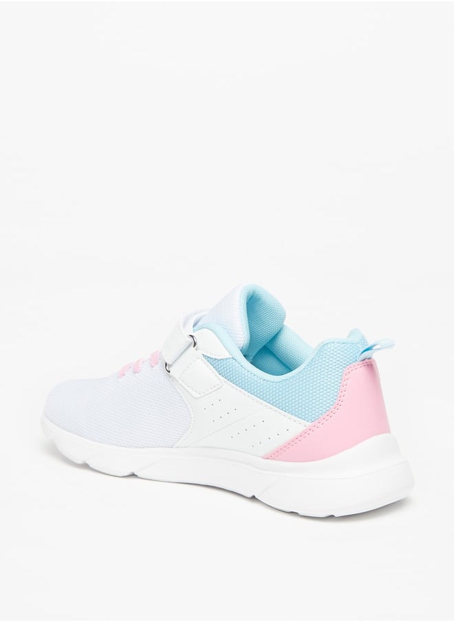 Oaklan by Shoexpress - Girl's Ombre Sports Shoes with Hook and Loop Closure - Image 1