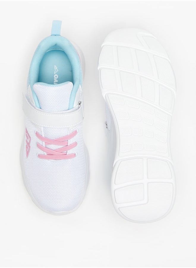 Oaklan by Shoexpress - Girl's Ombre Sports Shoes with Hook and Loop Closure - Image 1