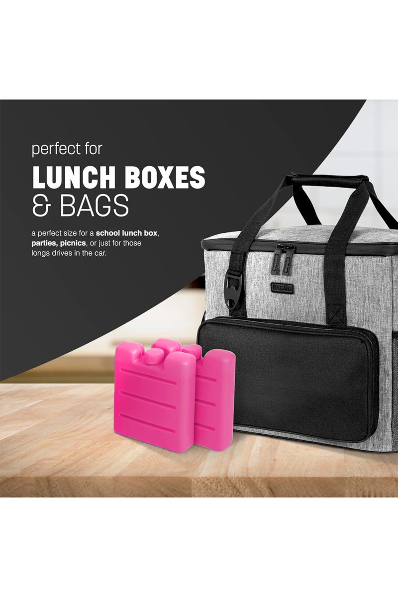 Star Babies Insulated Lunch Bag with Ice Pack Pink - Image 3