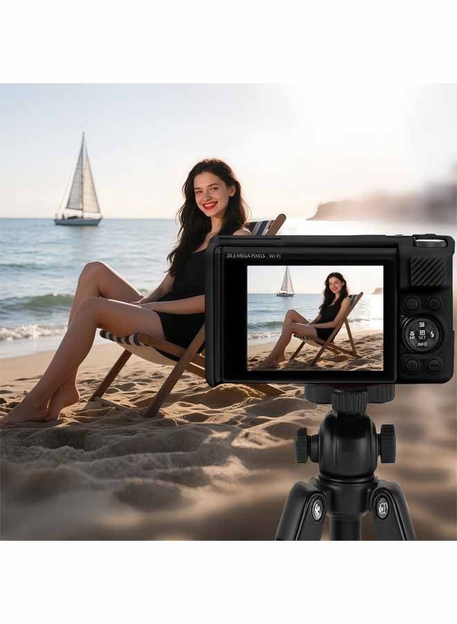 Soft Silicone Case for Canon Power Shot SX740 SX730 HS Camera With Detachable Lens Cap Rubber Band Tempered Glass Screen Protector,for Outdoor Photography Daily Life Recording Travel Trips Photography Learning Casual Carrying Fully Protecting Camera from Scratches Bumps Sand and Minor Water Splashes - Image 5