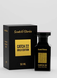Scents N Stories Catch 22 Gold Edition | Premium Gold Fragrance For Men | Super Long Lasting  - Image 2
