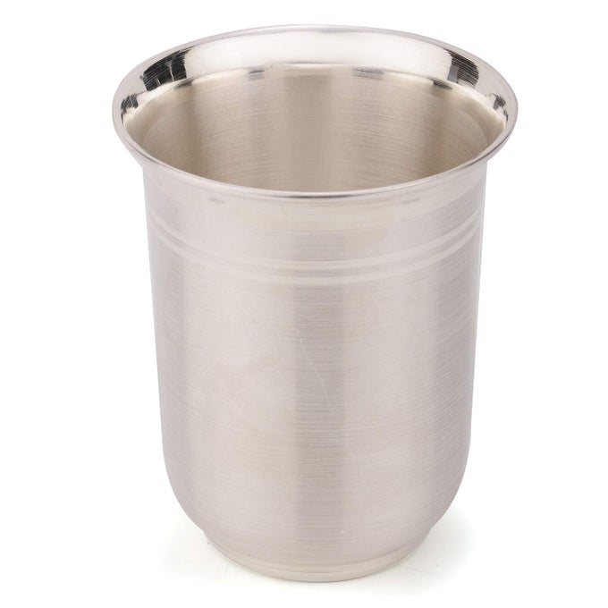 كأس زجاجي من الفضة الخالصة لتناول الطعام والرضاعة والهدايا 90925 PURE BIS HALLMARKED 120ML