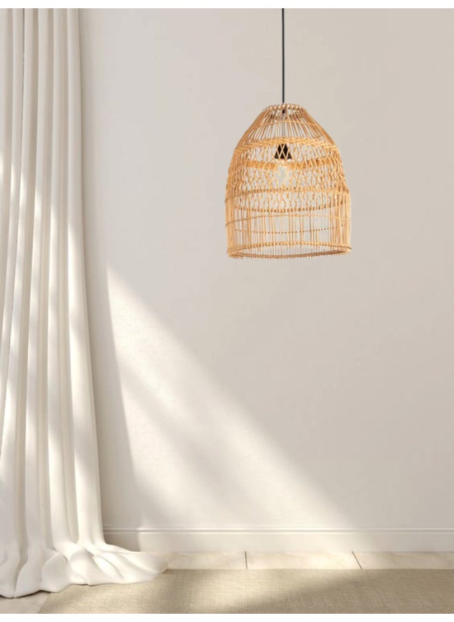 tbshomelamp Bamboo-Boho Celling Lighting Beige  30x40 cm 