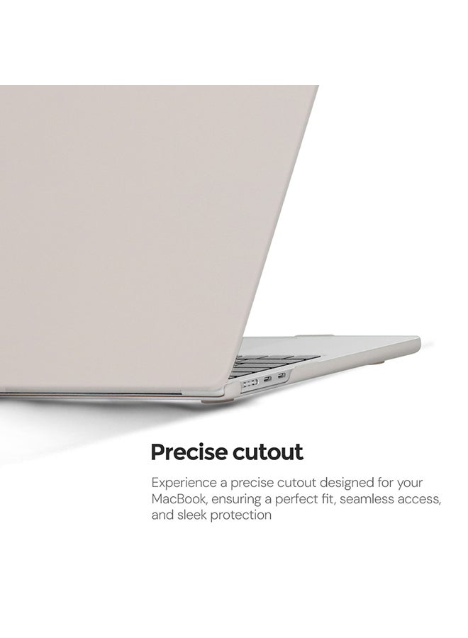 O Ozone Slim Candy Case Compatible with MacBook Air 13 inch (A2681)M2 2022, (A3113)M3 2024 Hard Case with Keyboard Cover & Screen Protector,Rock Grey - Image 4