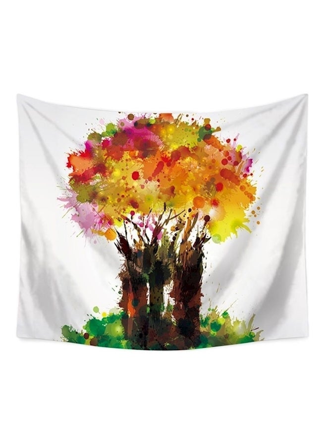 NIBEMINENT Fashion Tapestry Colorful Tree Printed Wall Art Multicolour 150grams - Image 1