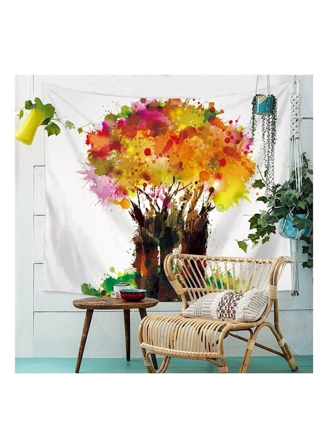 NIBEMINENT Fashion Tapestry Colorful Tree Printed Wall Art Multicolour 150grams - Image 3