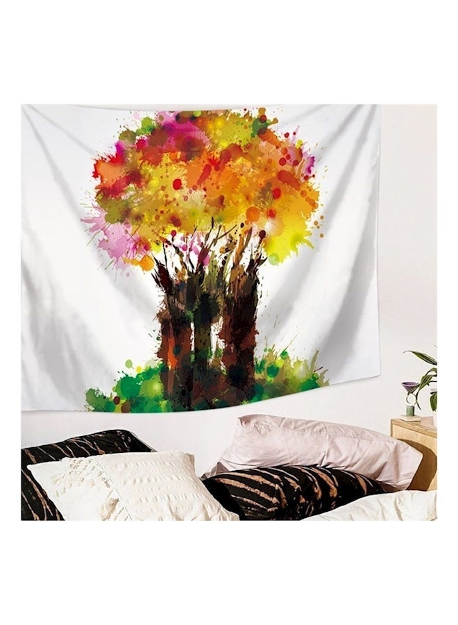 NIBEMINENT Fashion Tapestry Colorful Tree Printed Wall Art Multicolour 150grams - Image 2