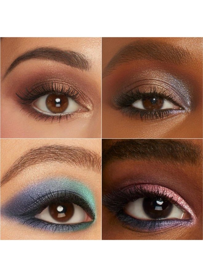 Tintark 18 Colour Funfair Eyeshadow Palette, Carnival Party Eyeshadow, Gold, Silver, Black, White, Yellow, Orange, Brown, Bronzer, Red, Blue, Purple, Green, Eyeshadow Palettes, Glitter Matte Shimmer - Image 5