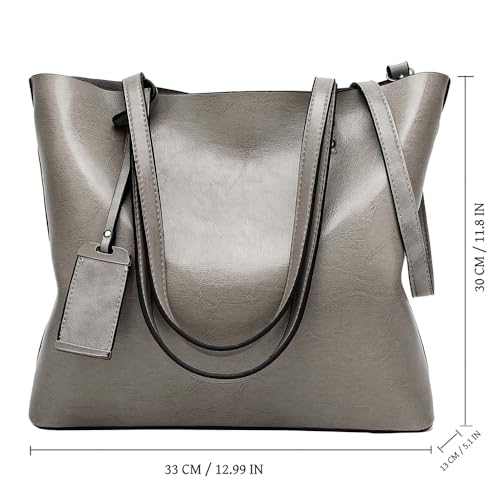 ALARION Women Top Handle Satchel Handbags Shoulder Bag Messenger Tote Bag Purse - Image 3