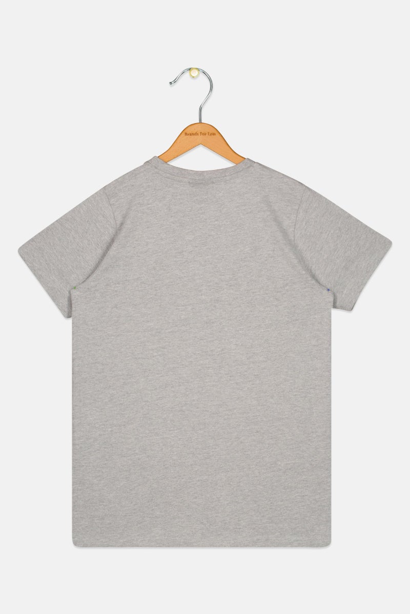 Ellesse Kids Girl Sportswear Fit Short Sleeves T-Shirt, Grey - Image 2