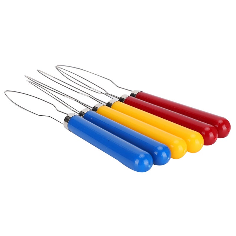 6PCs Wire Loop Button Hook Zipper Pull Assist Tool DIY Accessories Sewing Embroidery Tools - Image 5