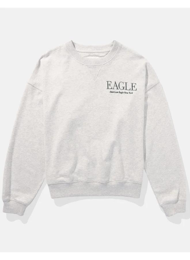 امريكان ايجل Logo Graphic Pullover Sweatshirt