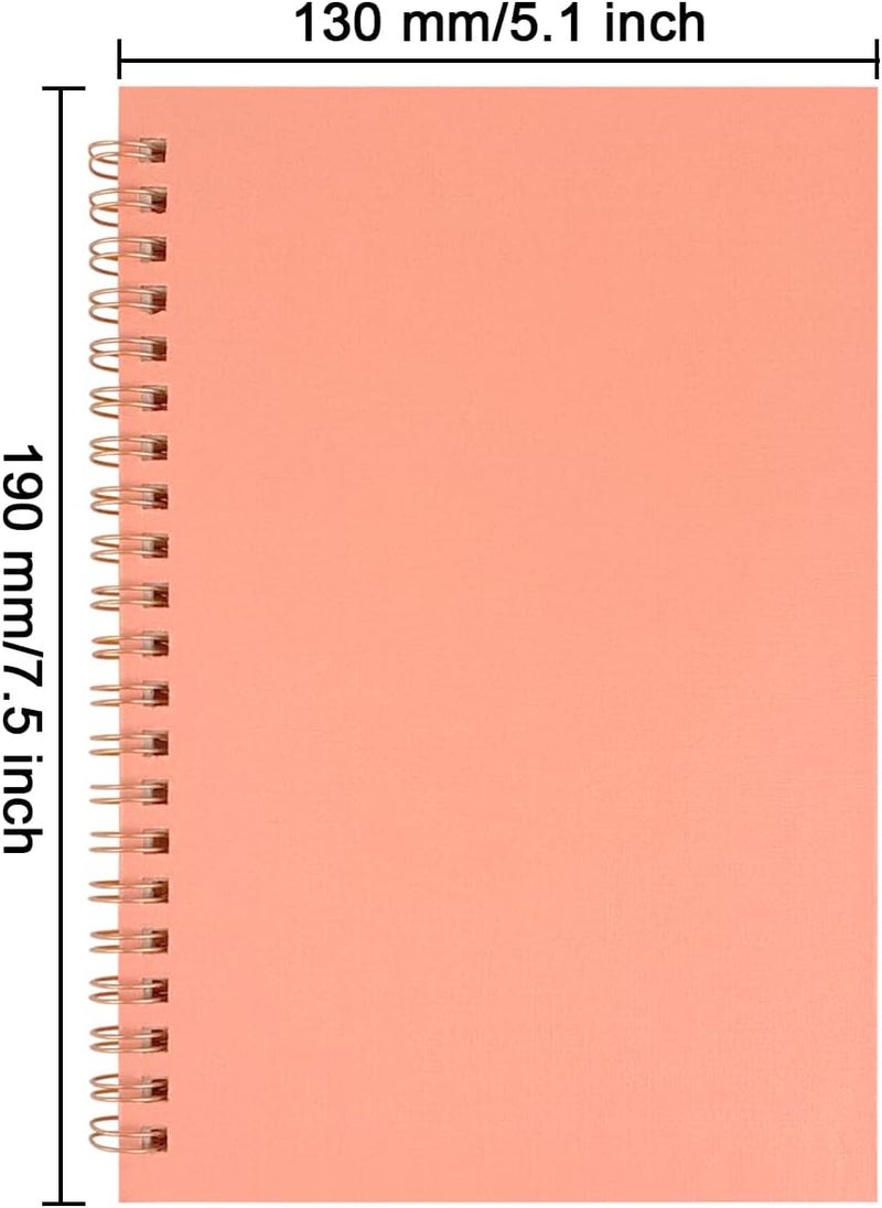 DSTELIN Pastel Pink Sketch Coil Notebooks 2Pack 75 x 51 Inches Hardcover with 1150GSM Cardstock 100 Pages  50 Sheets 100GSM Paper  - Image 2