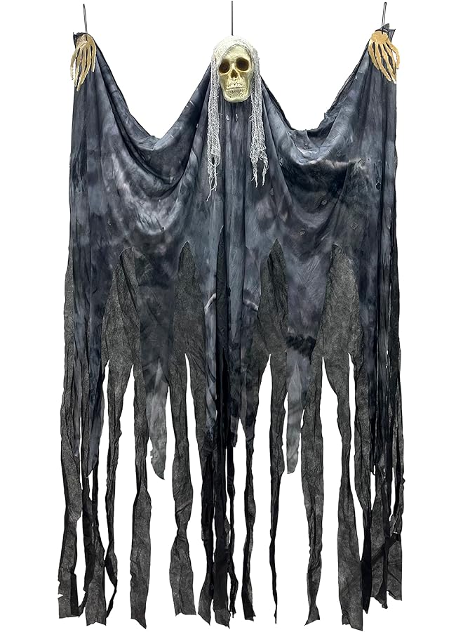 سميفيز ستارة جمجمة لحفلات الهالوين السحرية مقاس 140 × 0.02 × 153 سم، متعددة الألوان - Image 1