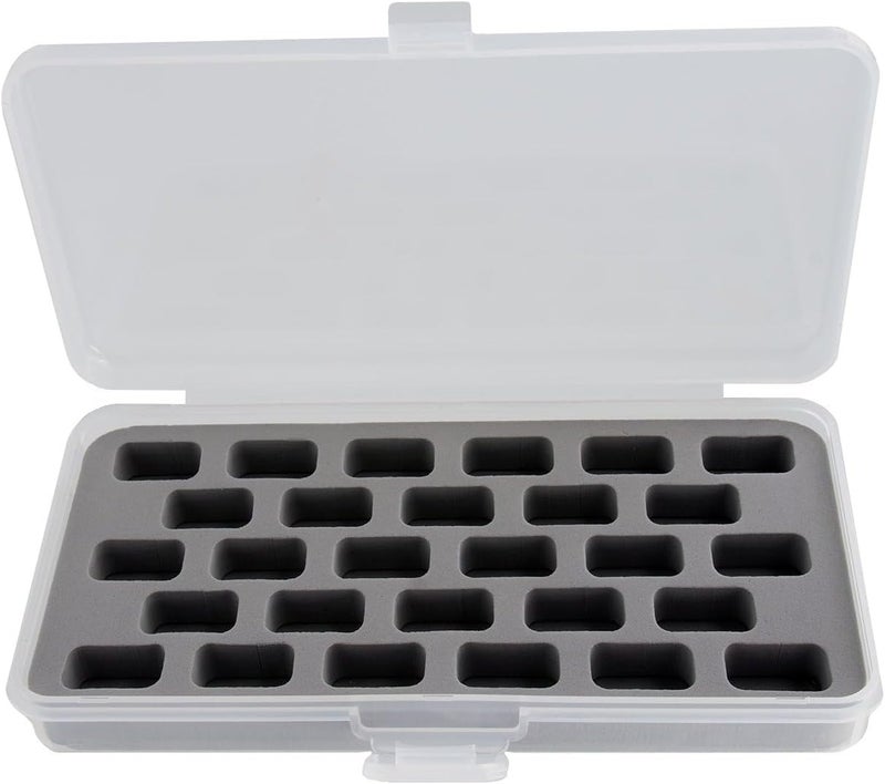 Ultima Bobbin Cases, Two Pack – Two Plastic See Through Bobbin Storage Boxes – Each Bobbin Holder Holds 28 Class-15 (SA156) Bobbins - Image 3