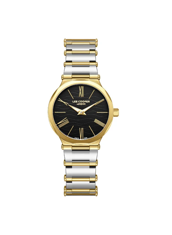 Lee Cooper Lee Cooper LC08000.550 Women's Analog Display Watch & Metal Strap Silver