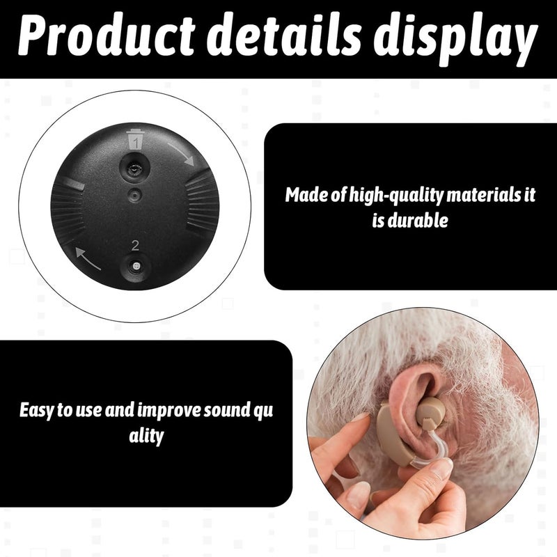 Eophmi Cerushield Disk for Phonak,2 Pcs for Phonak Hearing Aid Wax Filters,for Phonaks Hearing Aid Filters Portable Cerumen Filter Baffle Accessory for Phonaks Hearings aids General standard crafted - Image 3