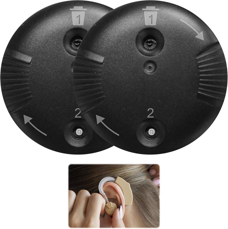 Eophmi Cerushield Disk for Phonak,2 Pcs for Phonak Hearing Aid Wax Filters,for Phonaks Hearing Aid Filters Portable Cerumen Filter Baffle Accessory for Phonaks Hearings aids General standard crafted - Image 1