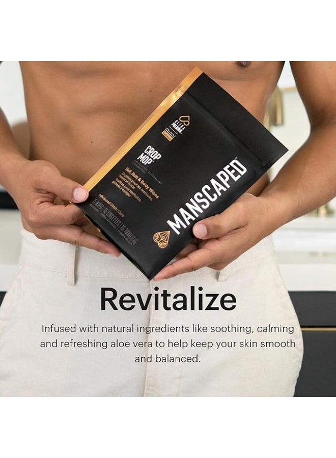 Manscaped Refining The Gentleman MANSCAPED® Crop Mop® On-The-Go Individually Wrapped Ball Wipes - Image 4