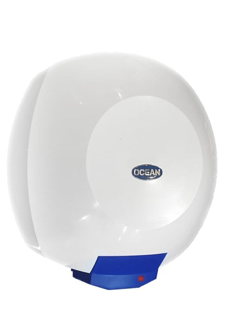 Ocean Ocean Electric Water Heater, 30 Liters, 1200 Watts, Titanium Plus, Country of Origin Italy, White - SVO30CE 