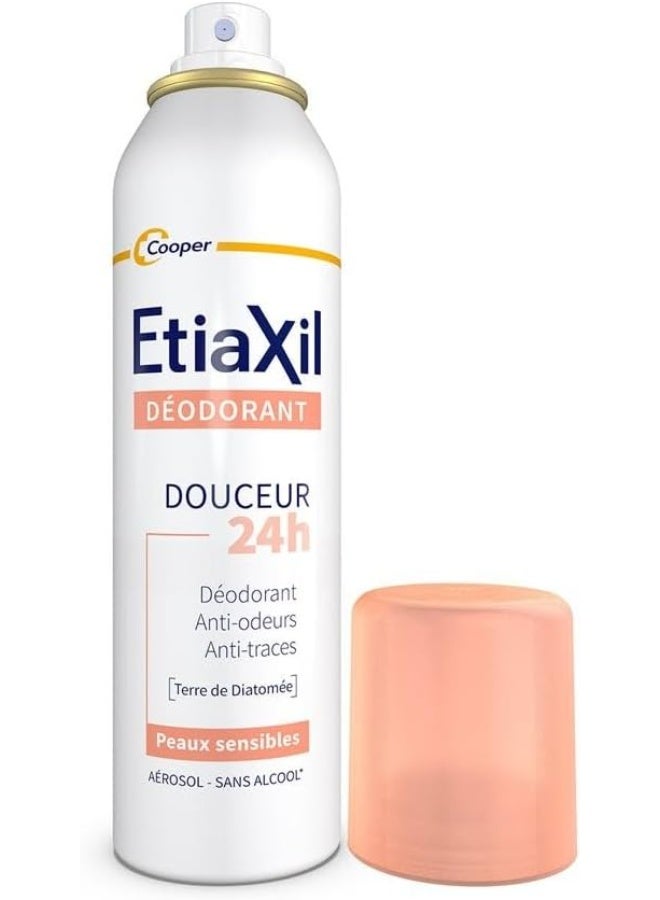 إتياكسيل بخاخ مزيل العرق Etiaxil للبشرة الحساسة (تركيبة ناعمة) - حماية لمدة 24 ساعة - 150 مل - Image 2