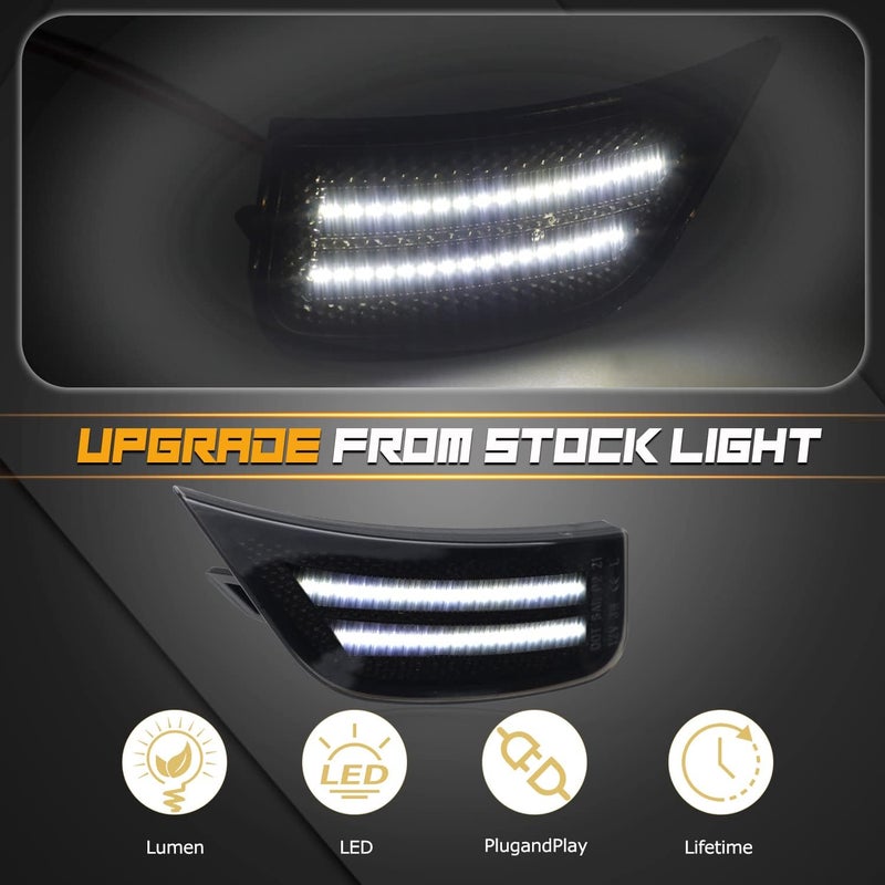 NDRUSH Smoked LED Side Marker Lights for Cadillac Escalade, Suburban, Tahoe, and GMC Yukon - Image 4