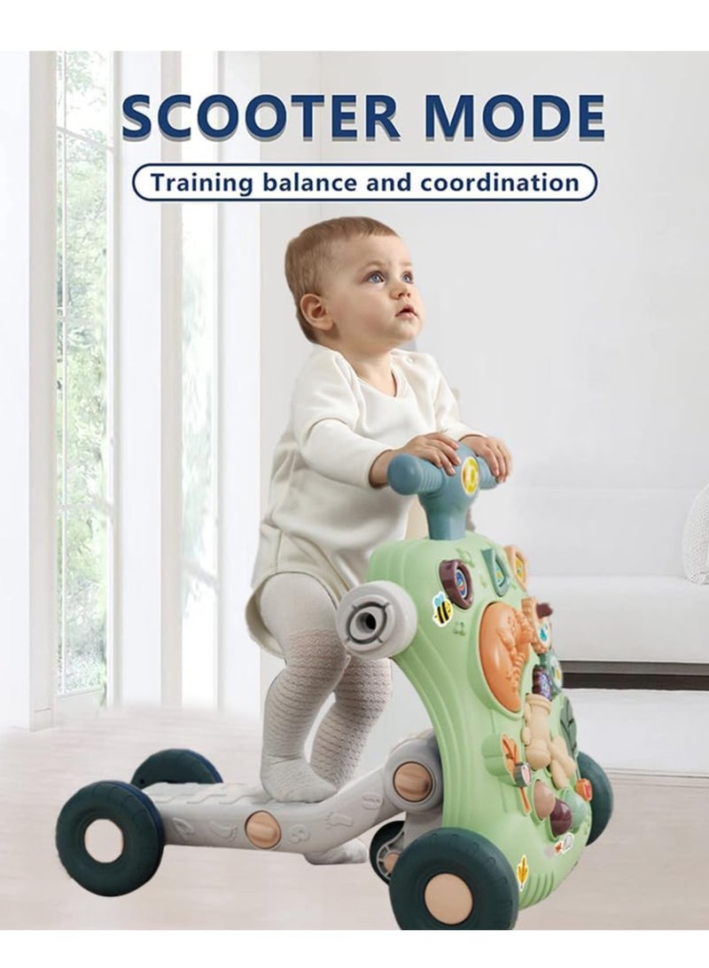 Dubkart 4 in 1 Walker for Baby - Green - Image 4